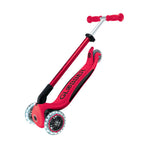 Globber Primo Foldable Lights Scooter Red