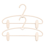Set of 4 Hang'clip hangers - PP, Adjustable PVC Clips, Space-Saving