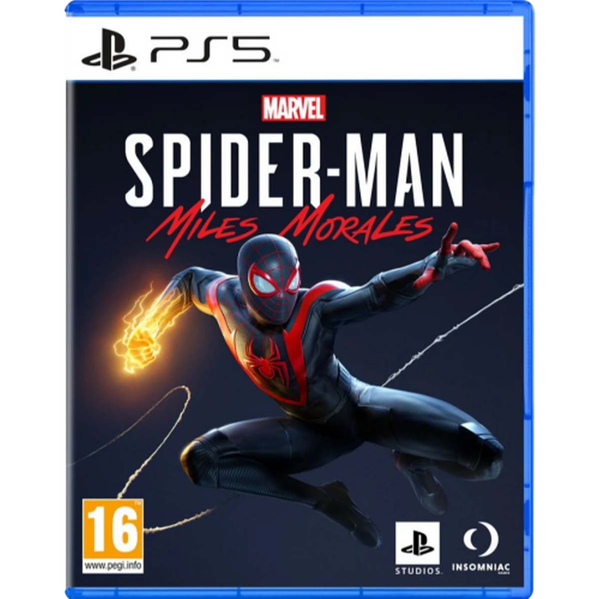 Insomniac Games Marvel Spider-Man Miles Morales Game For PS5 - Pegi 16