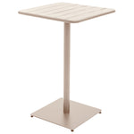 PHUKET High Square Table - Minimalist Epoxy Steel Outdoor Garden Table