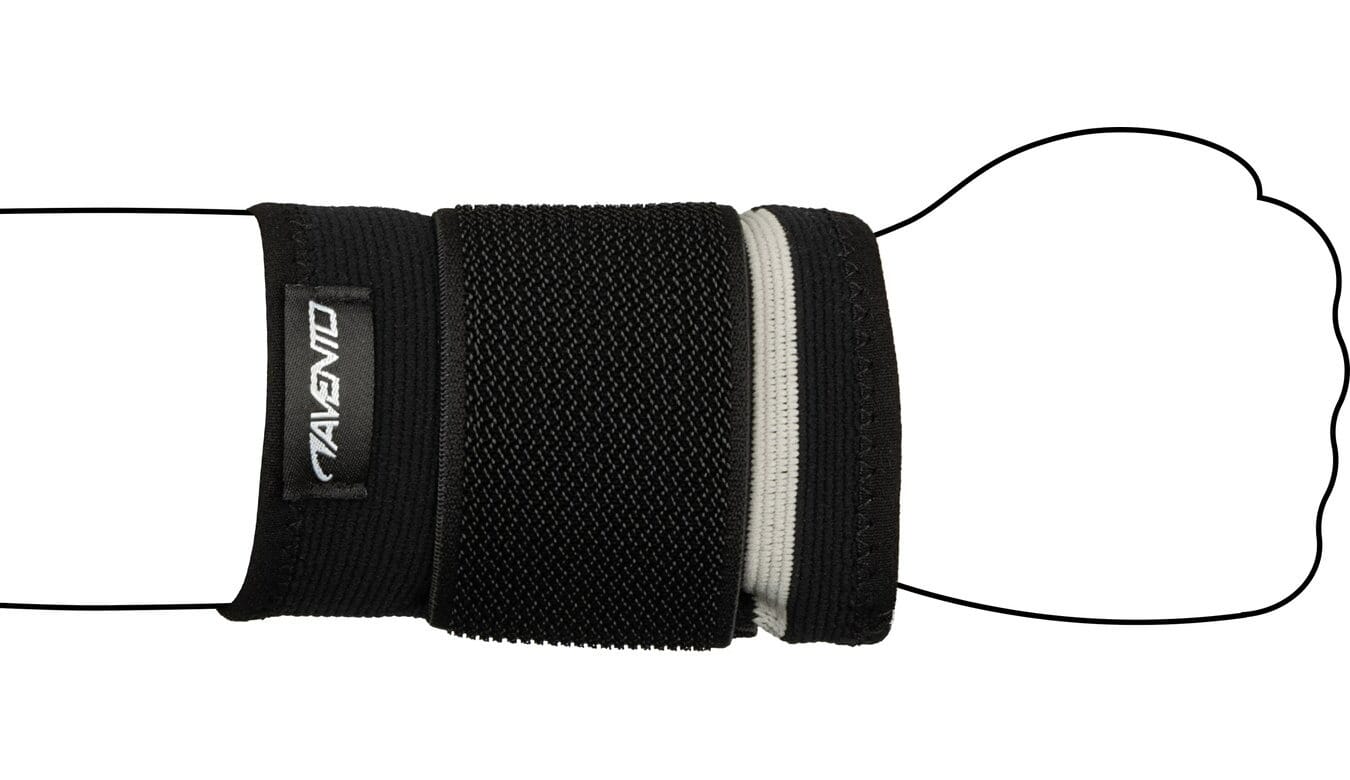 AVENTO WRIST COMPRESSION SUPPORT WITH ELASTIC STRAP