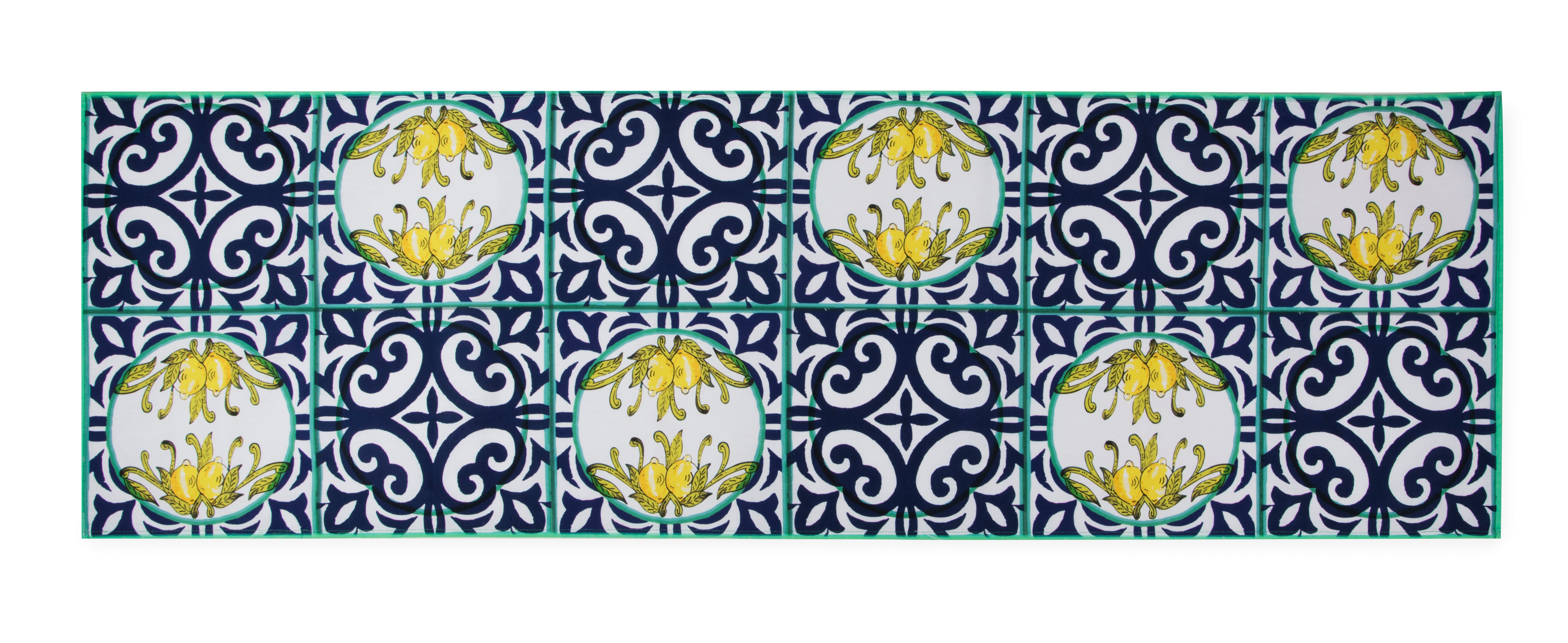 Amalfi Cotton Table Runner, 45x140 cm, Machine Washable