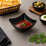 Squared Melamine Sauce Bowl – 8 cm