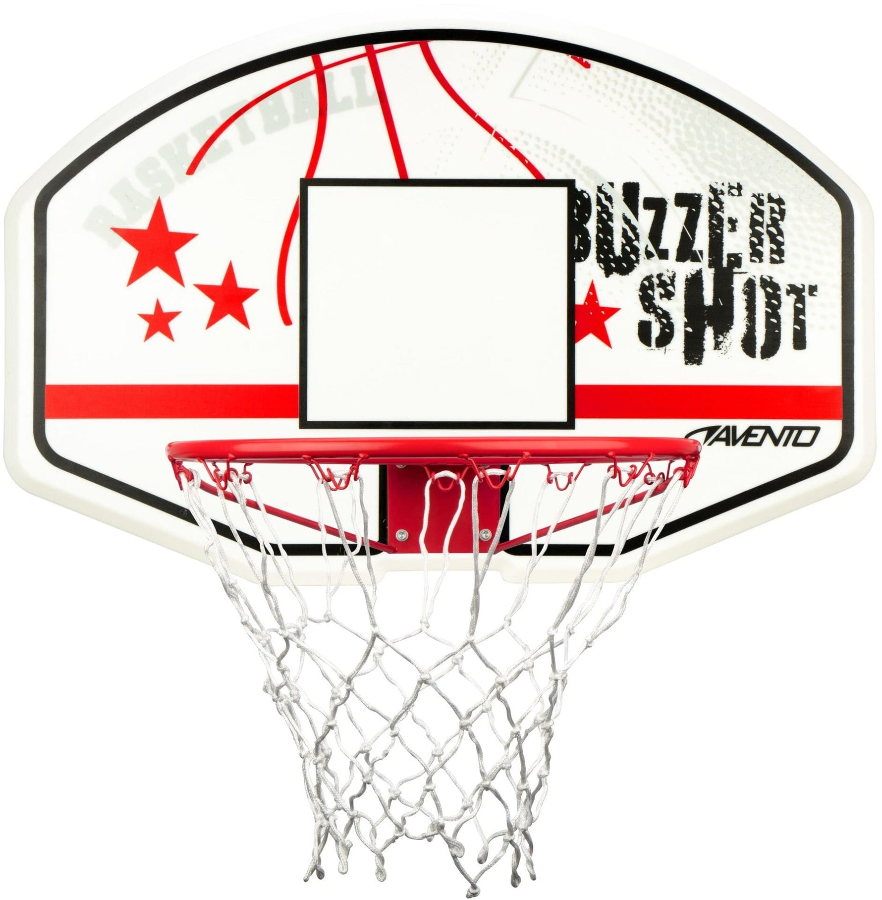 AVENTO BASKETBALL BOARD + HOOP + NET BUZZERSHOT