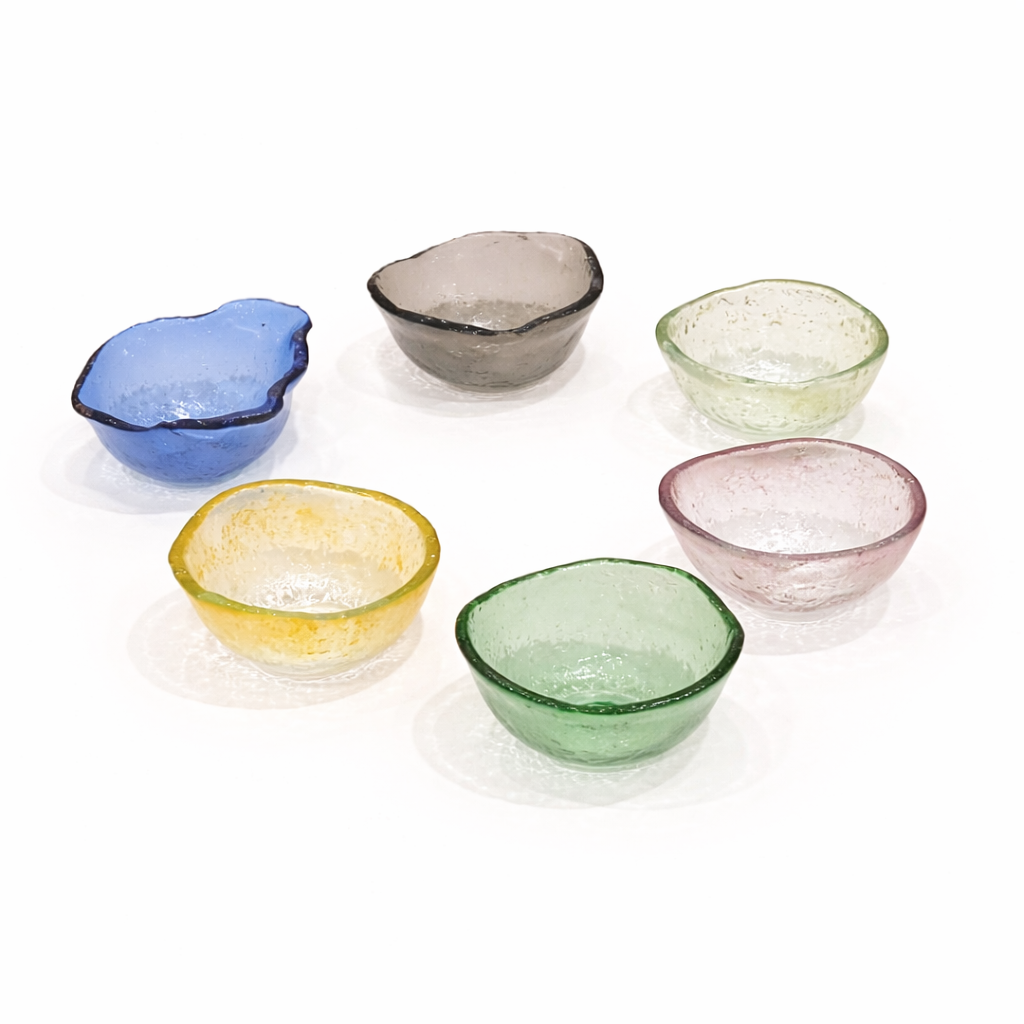 Handmade Small Glass Bowl 11 cm Light Green
