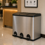 Recycling Bin 3 Compartments