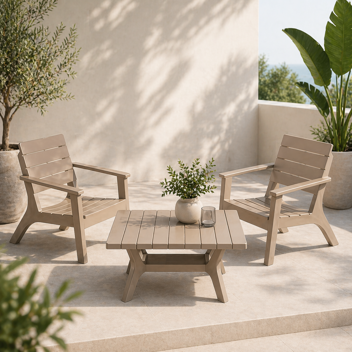 Portofino Rectangular Side Table