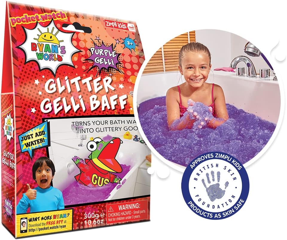 Zimpli Kids Gelli Baff Ryans World Purple