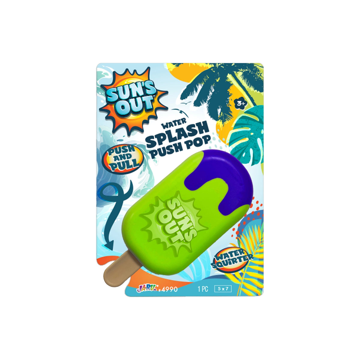 Jaru Water Splash Push Pop
