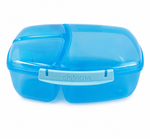 2L Triple Split Lunch Box with Yogurt Pot
