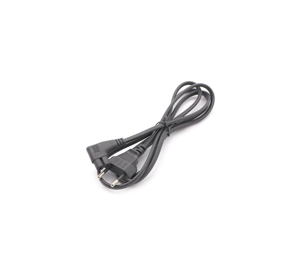 Power Cable | EU Plug - 2-Prong | 2x0.75mm | 90 Degree | 1.5M