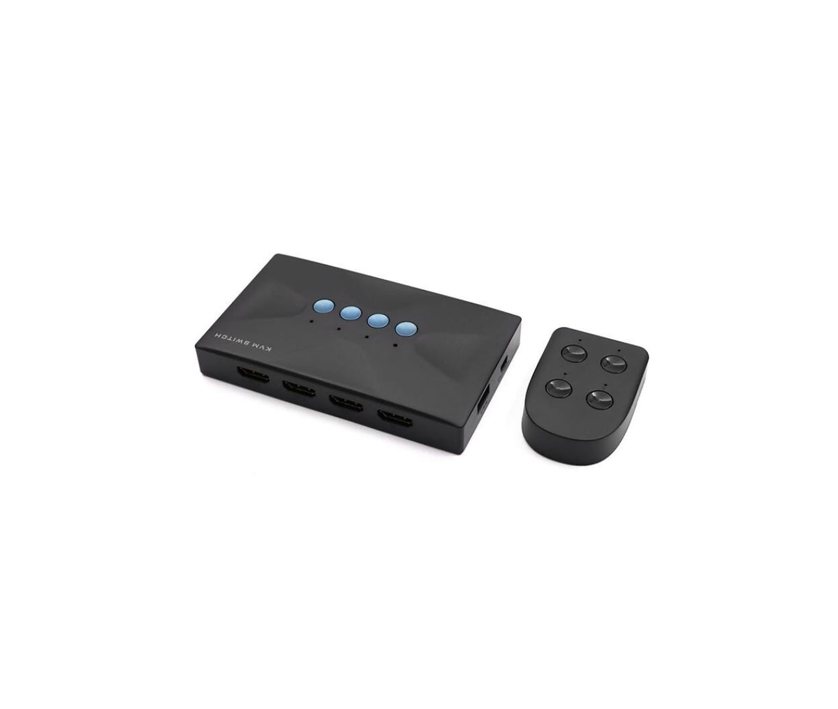 KVM Switch | HDMI & USB | 4-Channel