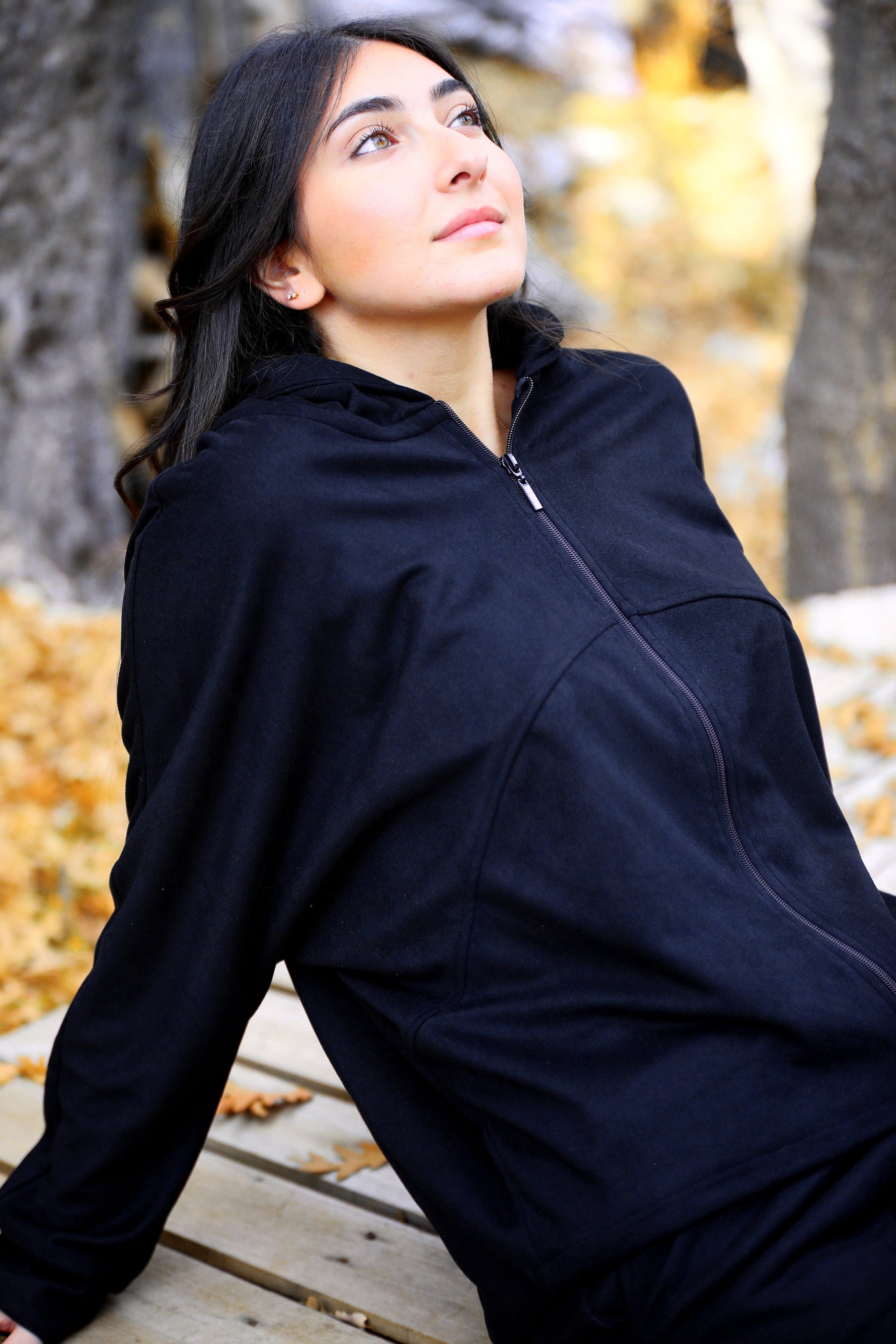 Suede Jacket - Navy