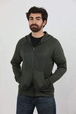 Green Hoodie Zipper