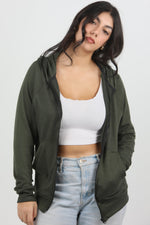 Green Hoodie Zipper