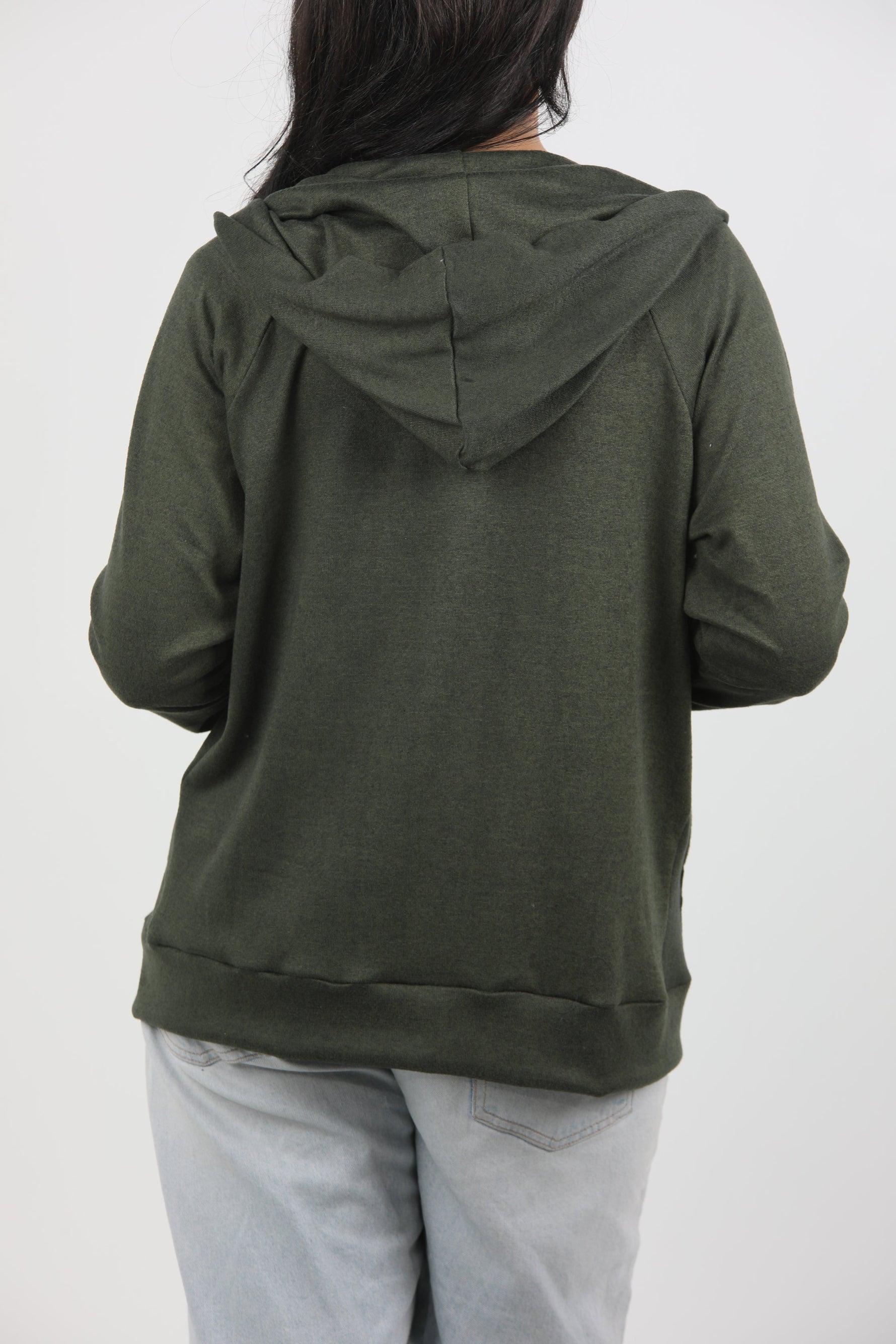 Green Hoodie Zipper