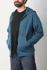 Blue Hoodie Zipper