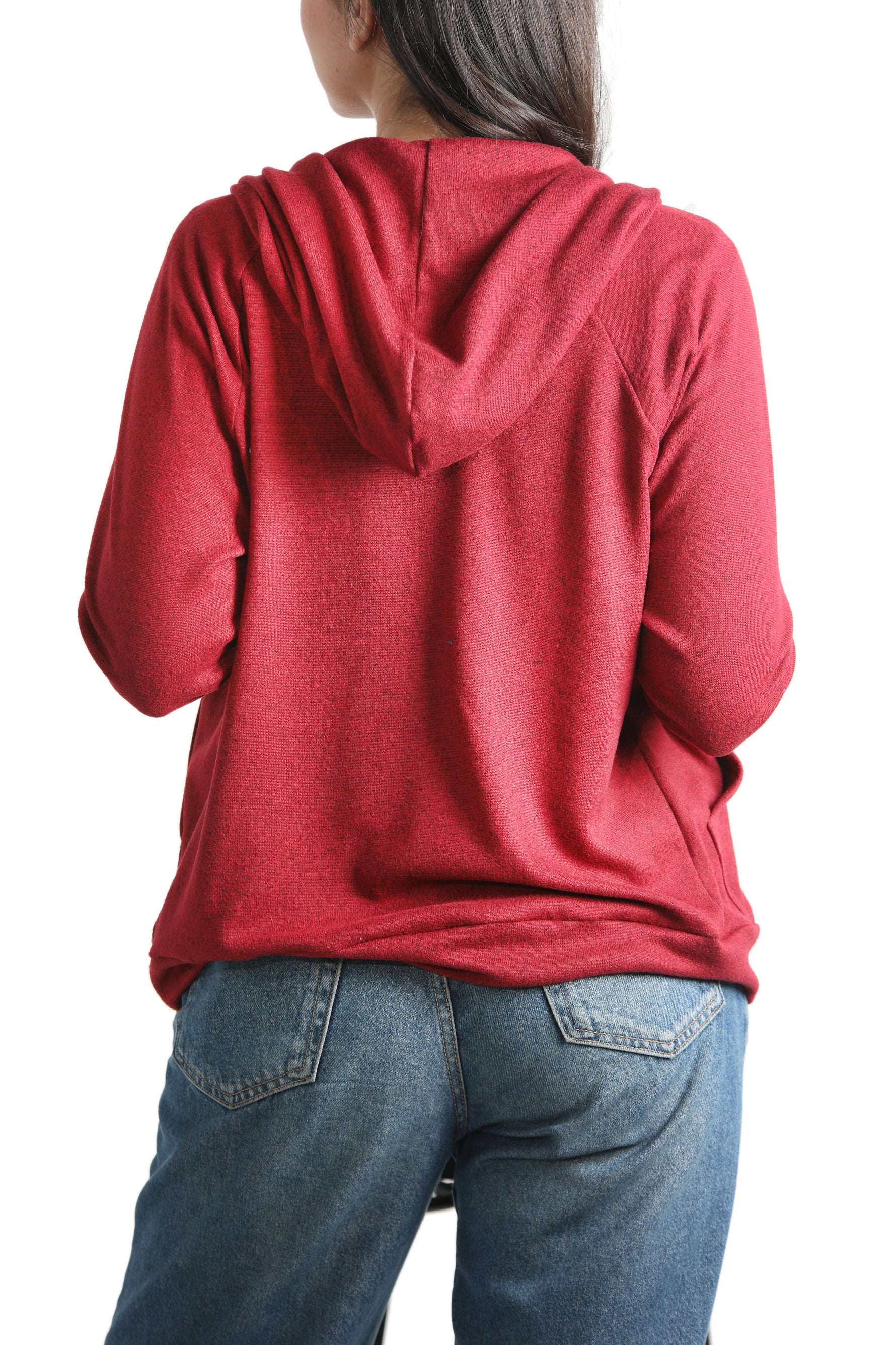 Red Hoodie Zipper