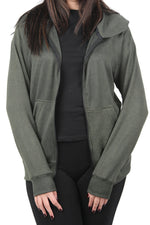 Green Hoodie Zipper