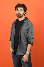 Hoodie Shirt - Light Grey
