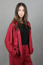 Suede Jacket - Red