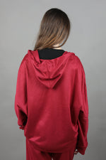 Suede Jacket - Red