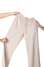 Suede Pants- Beige