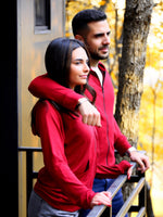 Red Hoodie Zipper