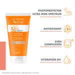 Avene High Protection Tinted Cream SPF50 50ml + Avene High Protection Invisible Sun Spray SPF50 200ml + Avene Thermal Spring Water 300ml Get Free Tote Bag – Sea Safe & Sun Set
