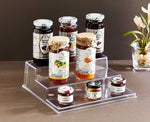 Clear 3 Tier Rack Multi-Purpose Plastic Organizer Shelf
