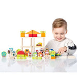 Atelier Du Bois Wooden Building Blocks Set 55 pcs