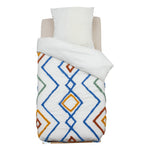 2-Piece Children's Bed Set "Adi" Washed Cotton Tufted Duvet Cover & Pillowcase