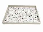 Rectangular Tray with Mosaic Insert – 55 x 37 cm