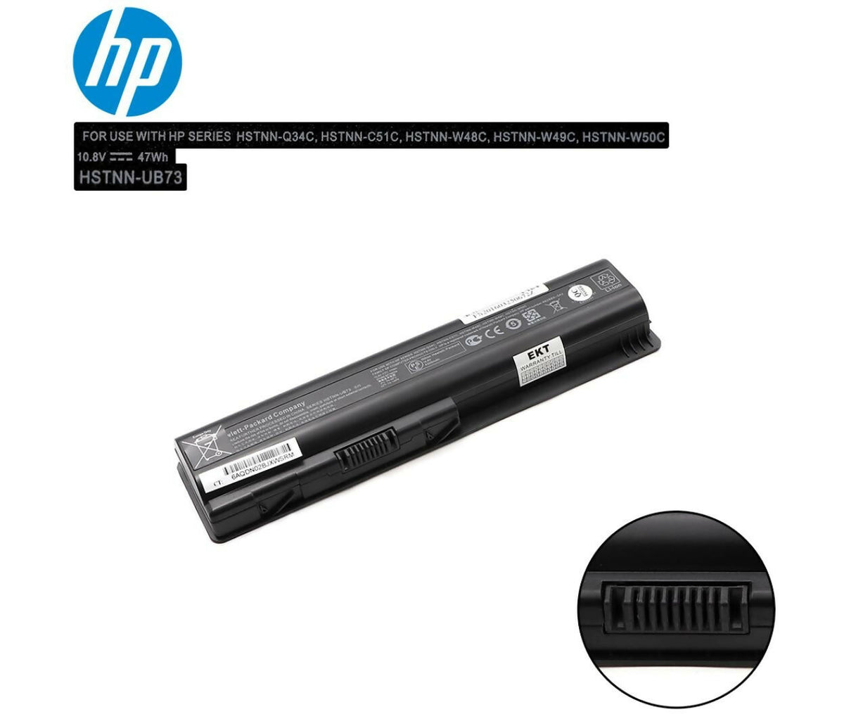 Laptop Battery | 10.8V 4.7Ah | BAT HP DV4 & DV5 & DV6 Original