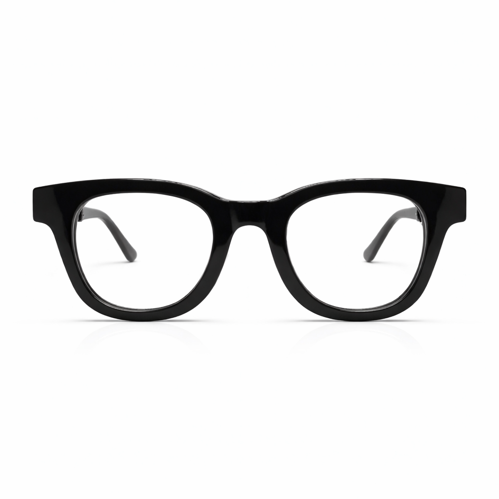 Black eyeglasses
