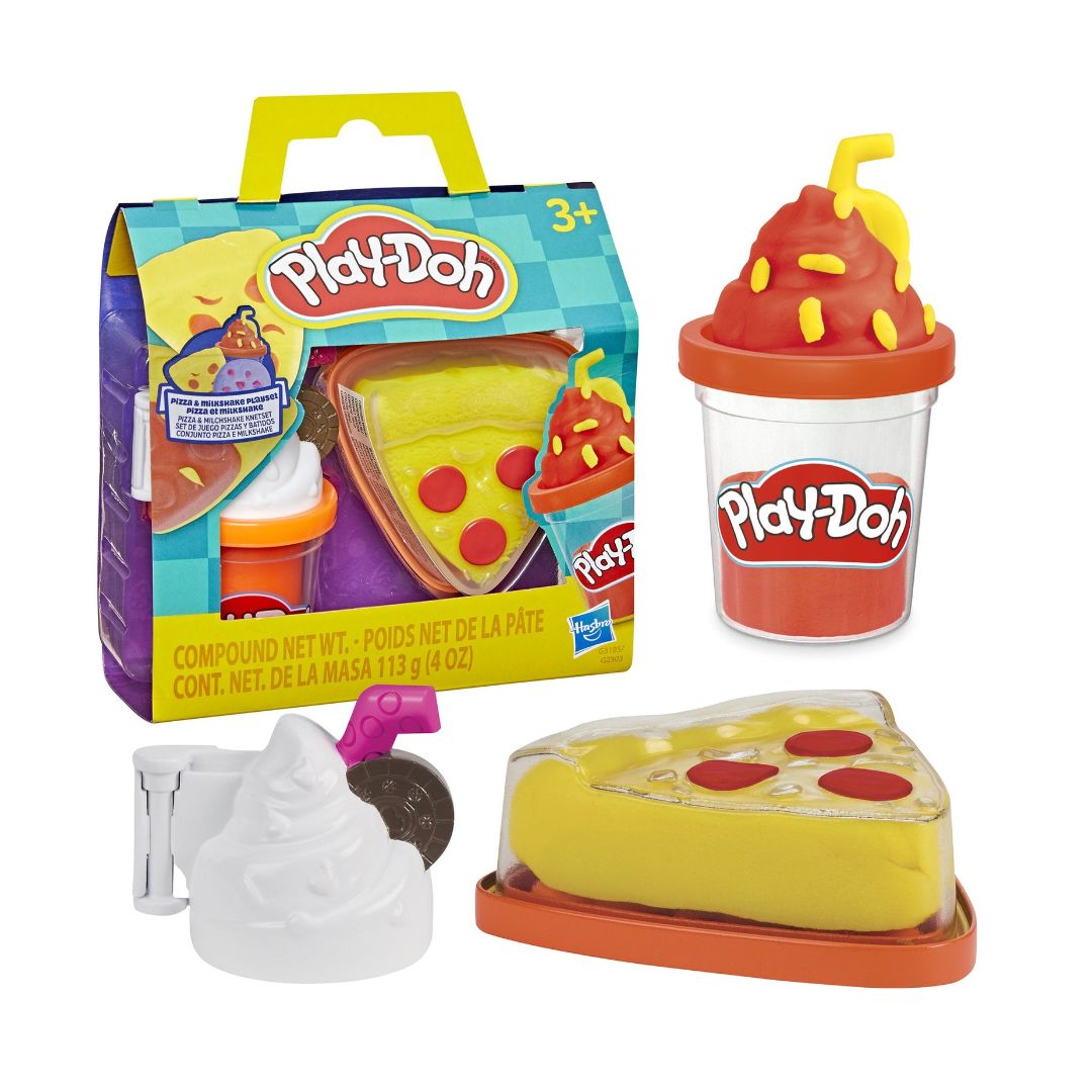 Hasbro Play-Doh Treats To Go Pizza & Milkshake
