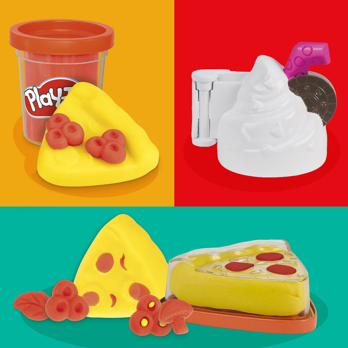 Hasbro Play-Doh Treats To Go Pizza & Milkshake