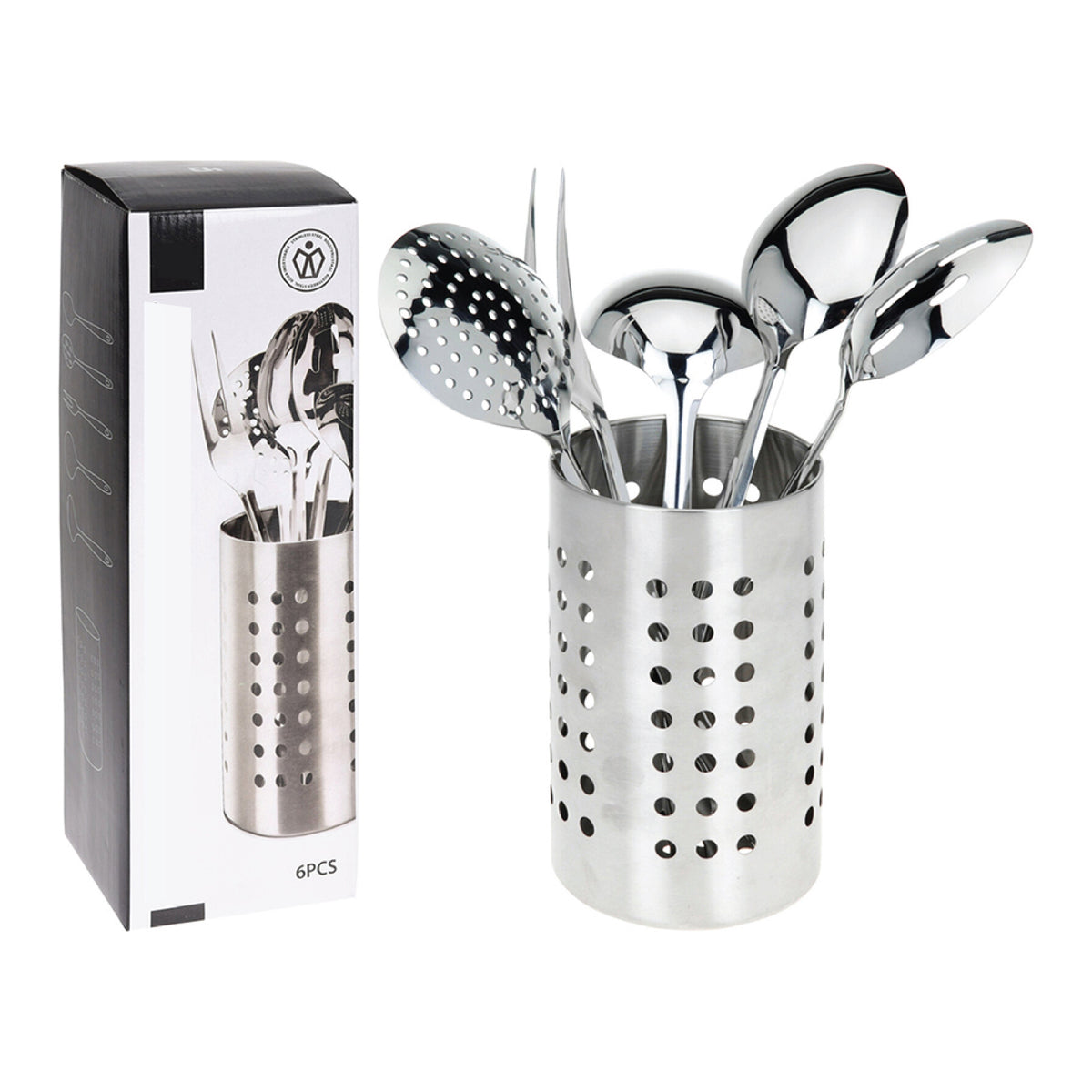 Stainless Utensils Set 6Pcs