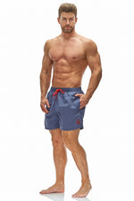 ZAGANO MEN SHORTS 5106-navy blue