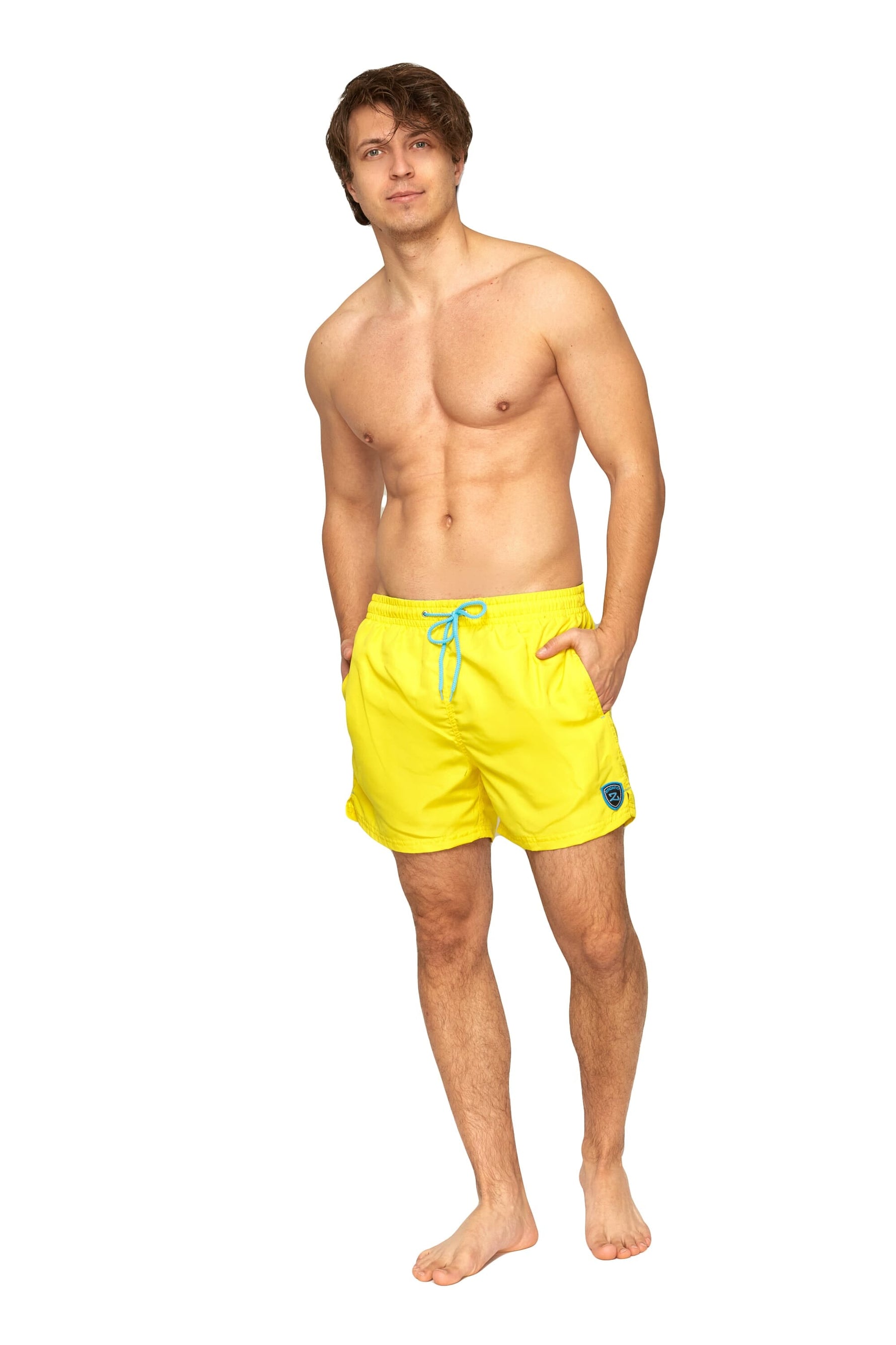 ZAGANO MEN SHORTS 5106-yellow