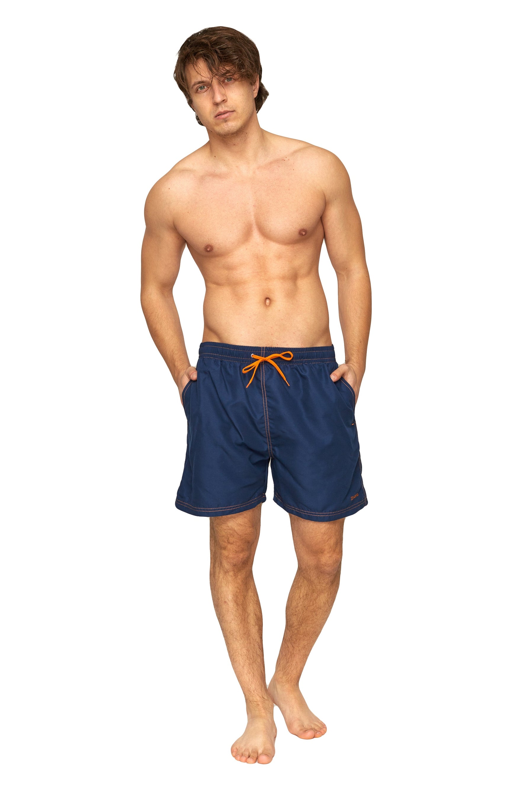 ZAGANO MEN SHORTS 5108-navy blue