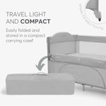 Kikkaboo: 2 Levels Baby Cot – Milky Way Grey