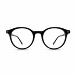 Round eyeglasses black