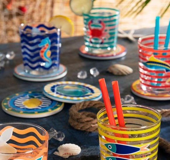 Corfu Set of 6 Coasters