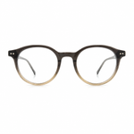 Round eyeglasses gray