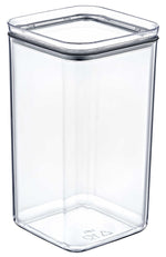 Crystal Square Storage Container 1.5L Airtight Polystyrene Food Box