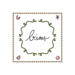 Khaki Kiss Paper Napkin Set of 20, Triple-Layer Recycled Table Napkins