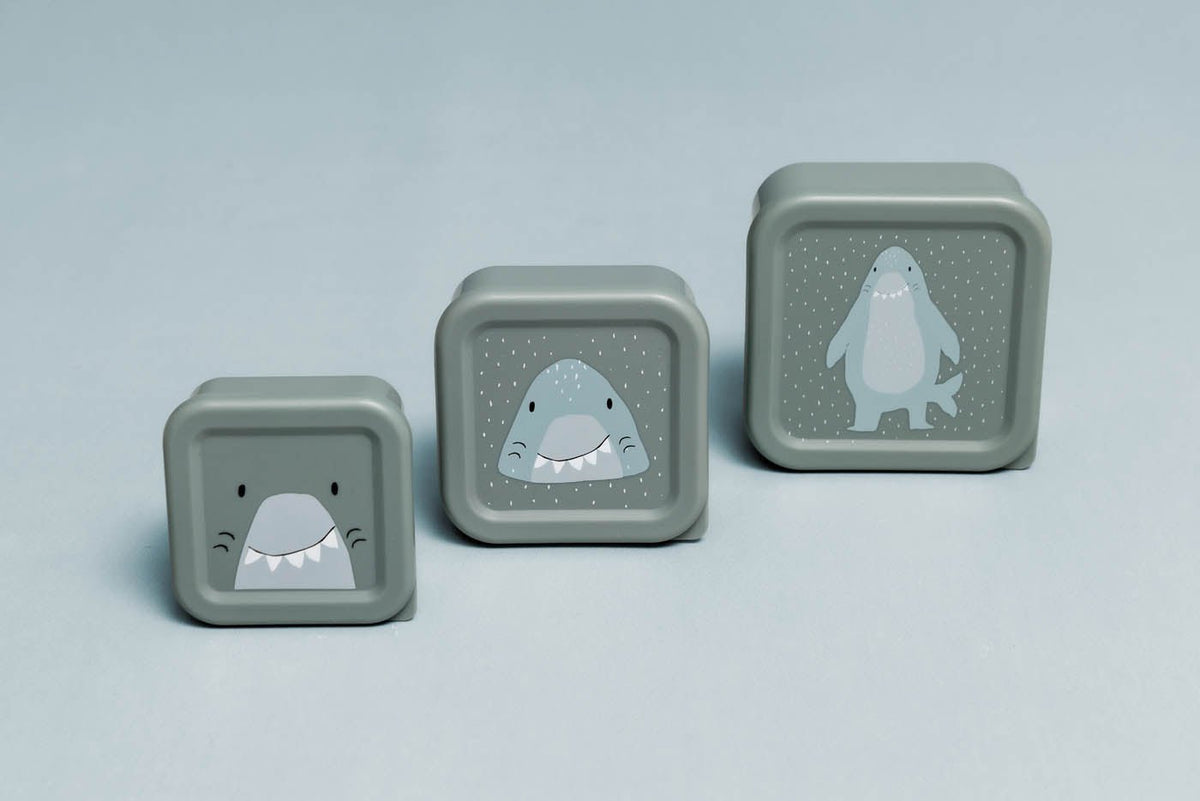 Trixie: Mr. Shark Nesting Snack Boxes - Set of 3