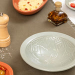 Sienna Deep Plate 23 cm Olive Green Faience