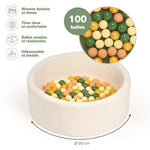 Multicolor Plush Ball Pit